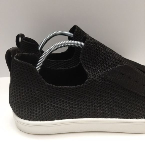 DLG Perforated Stretch Slip-on Shoes Black Sneakers Sz 9 - Picture 3 of 14